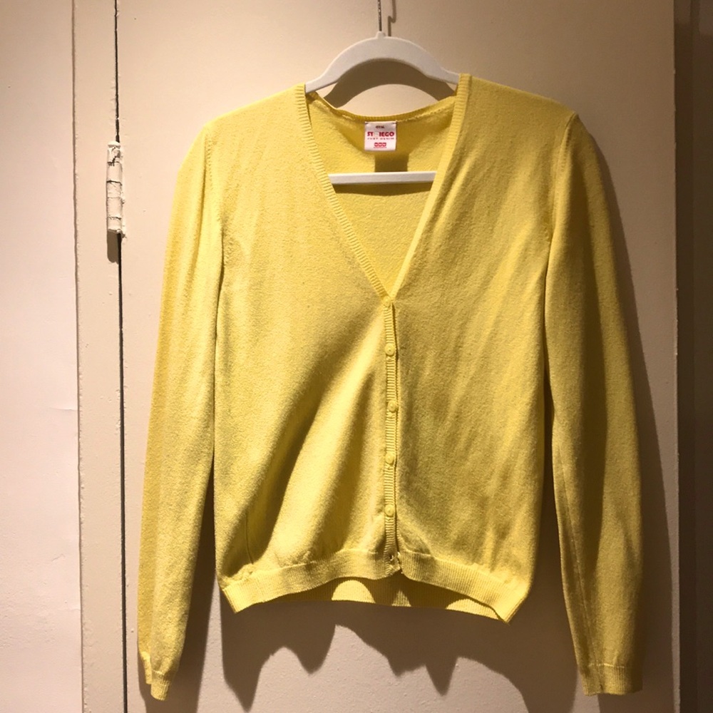 Canary yellow sweater - MADE IN ITALY